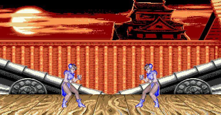 STrEet Fighter II atari screenshot